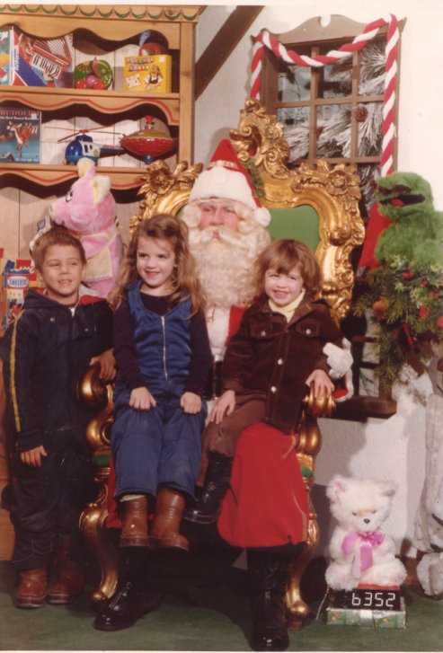Katie And Andrew With Santa-1979-01