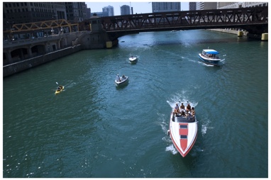 Crazy Race, Chicago River